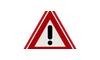 RVV Verkeersbord - J37 Algemeen gevaarteken gevaar teken gevaarsteken uitroepteken rood driehoek waarschuwingsbord breed